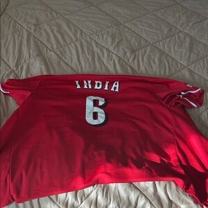 Red Sports Jersey with Number 6